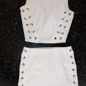 2 piece mini dress